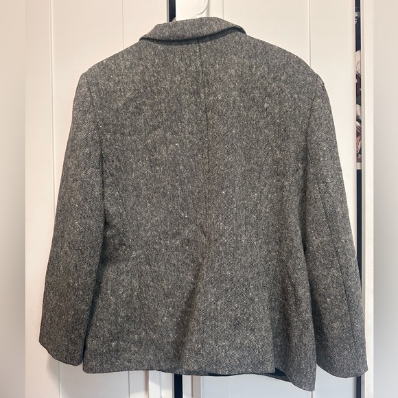 Jaeger Women's Gray Wool Blazer size 14 - Picture 5 of 14